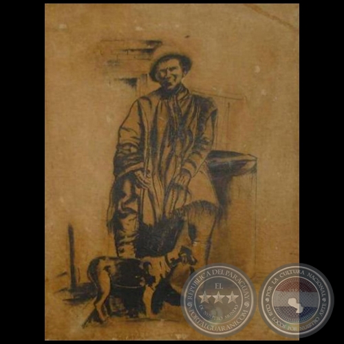 El abuelo - Pintura al óleo - Obra de Vicente González Delgado